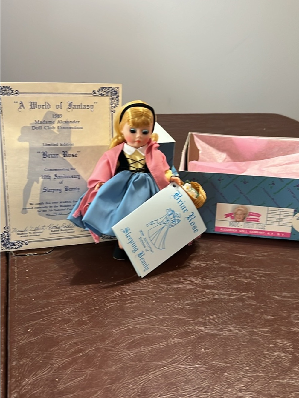 Vintage Madame Alexander Doll Company 'Briar Rose' Collectible Doll.